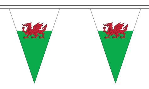 M Wales Triangle Bunting Large Mrflag