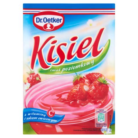 KISIEL POZIOMKOWY DR OETKER 38g Dobre Ceny Polski Sklepik Smakosz