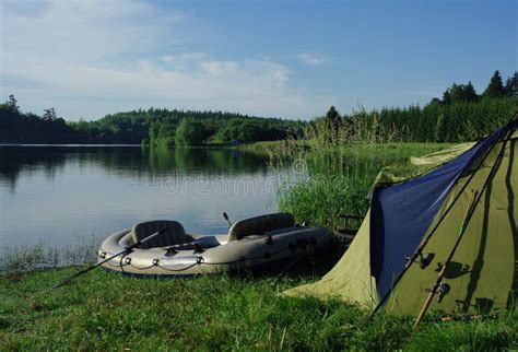 Fishing tent stock image. Image of dinghy, fish, barge - 15038441