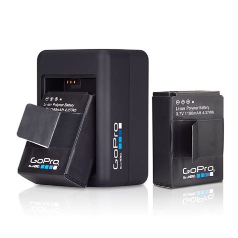 Carica Batterie Gopro Dual Batery Charger Per Minicamere Hero E Hero