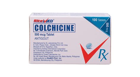 Gout | RM COLCHICINE 500MCG | RiteMED