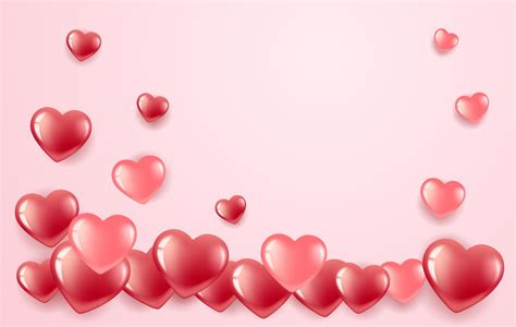 Heart Shaped Valentine S Banner Vector Art At Vecteezy