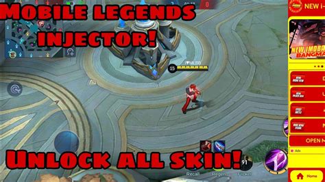 Mobile Legends Injector Unlock All Skins Mlbb Injector Youtube