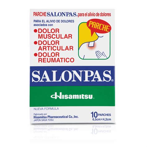 Salonpas Parche Salicilato De Metilo Mg Analg Sico T Pico