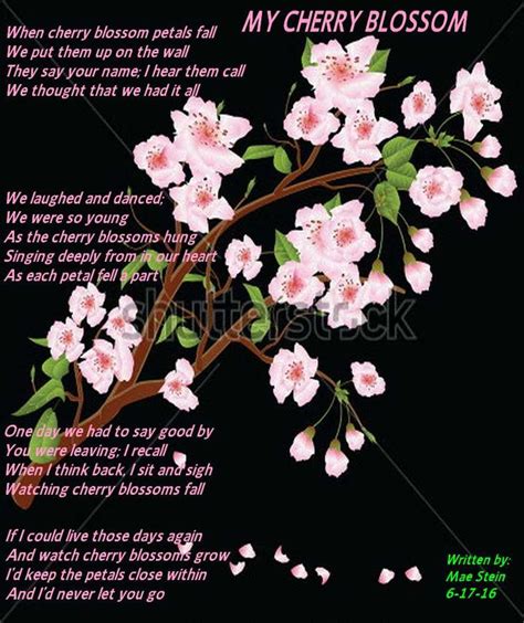 Ethereal Cherry Blossom Poem