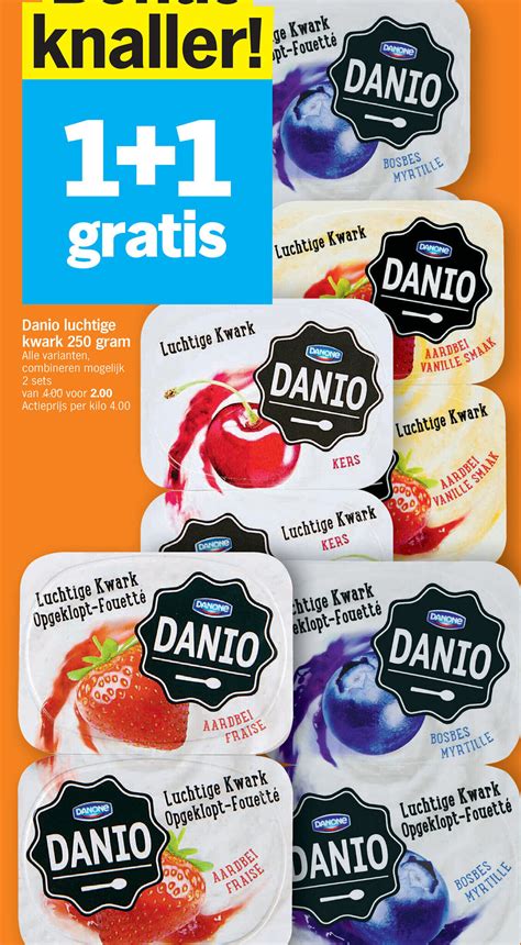 Danio Luchtige Kwark Gram Alle Variaten Combineren Mogelijk Sets