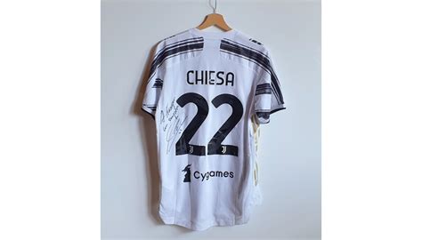 Maglia Chiesa Juventus Indossata Autografata Charitystars