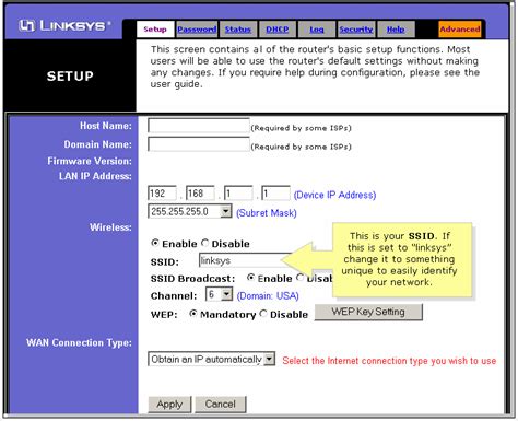 Linksys Official Support Changing The Wireless Networks Name Ssid