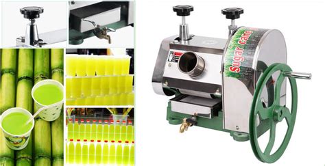 Manual Sugarcane Juice Extractor Makes 100% Natural Sugarcane Juice