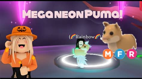 MAKING MEGA NEON PUMA IN ADOPT ME YouTube