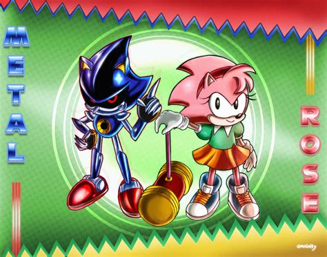 Metal Sonic and Amy Rose- Sonic-CD by Omninity on DeviantArt