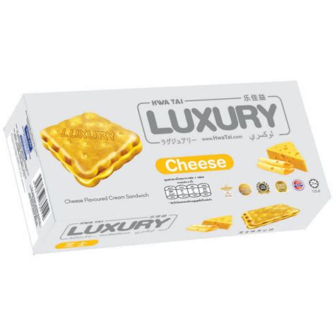 Hwa Tai Luxury Cheese Cream Sandwich Biscuits 120g Villa Market