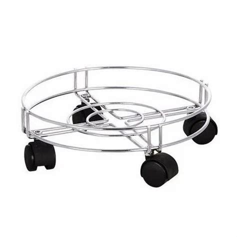 Stainless Steel Cylinder Trolley Usage Home Hotel Restaurant At Rs