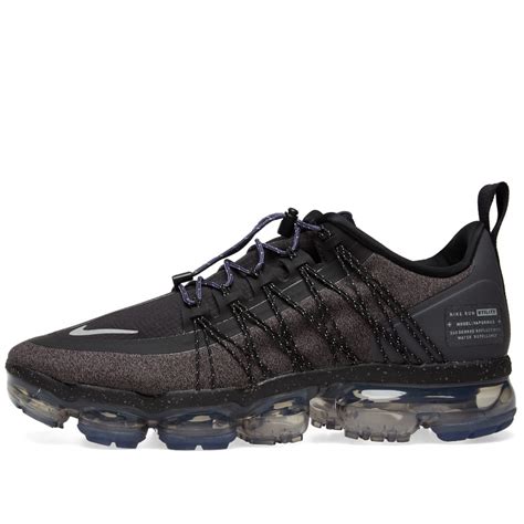 Nike Air Vapormax Run Utility W Black Silver And Grey End