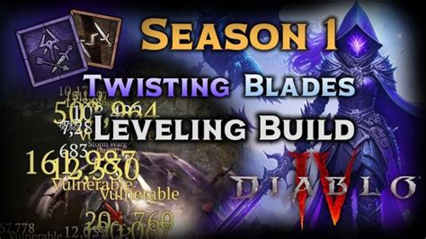 Diablo Twisting Blades Leveling Build For Season A Rogue Build