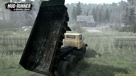 Kraz V V For Spin Tires Mudrunner Simulator Mods