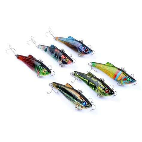 6x 4cm Popper Poppers Fishing Lure Lures Surface Tackle Fresh Saltwater