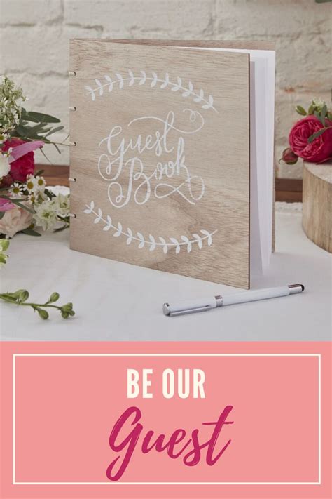 Rustic Wedding Guest Book Wooden Weddings Ted Wooden Wedding