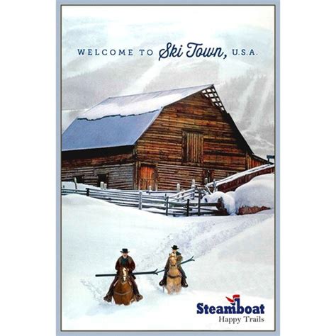 Colorado Ski Poster Steamboat Springs Print Colorado Print Etsy