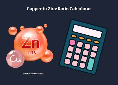 Copper to Zinc Ratio Calculator - Calculator Services