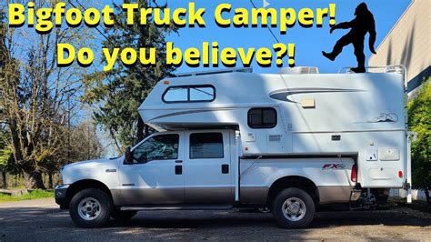 Bigfoot X Truck Camper Set Up Solar Off Grid Youtube