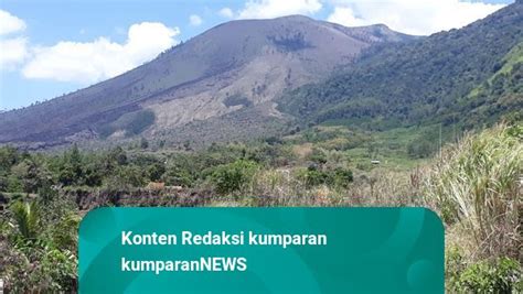 Kemarau Panjang Hektare Lahan Hutan Gunung Guntur Terbakar