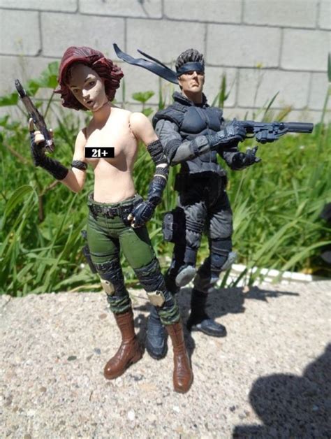 Metal Gear Solid Meryl Silverburgh Topless Metal Gear Solid Custom