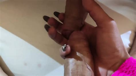 Hot Blonde Trans Fucks Bald Older Man