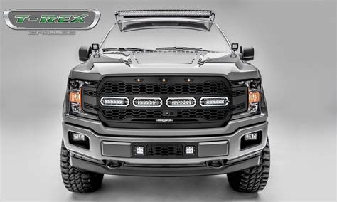 2018 2020 F 150 Revolver Grille Black 1 Pc Replacement With 4 6 Inch Leds Fits Vehicles