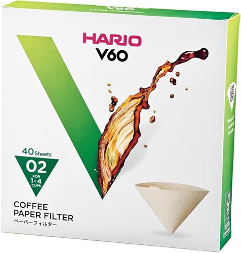 Hario V Teal Coffee Dripper Kit Plastic V Size Unbleached