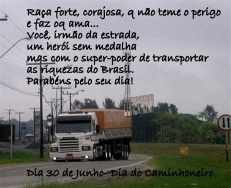 Mensagens Para Dia Do Caminhoneiro De Junho Mensagens E Atividades