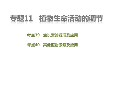 53植物生命活动的调节课件word文档在线阅读与下载无忧文档