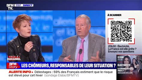 Face à Duhamel Les chômeurs responsables de leur situation 07 12