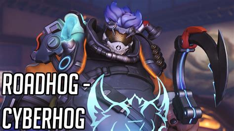 Roadhog Cyberhog Skin Showcase Overwatch 2 Youtube