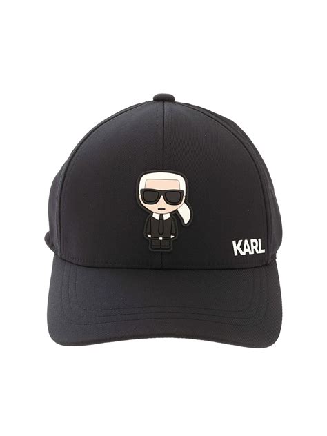 Hats Caps Karl Lagerfeld Rue St Guillaume Cap In Black