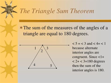 Triangle Sum Theorem Examples