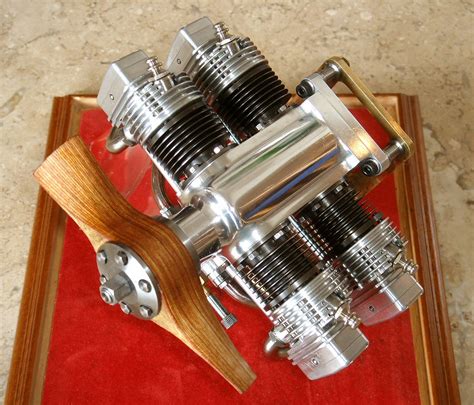 Peewit 4 Cylinder 4 Stroke Opposed Aircraft Engine Built  Flickr