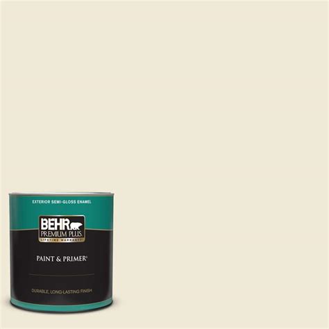 BEHR PREMIUM PLUS 1 Qt GR W13 Polished Marble Semi Gloss Enamel