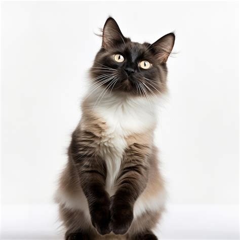 Premium AI Image | Cat isolated on white 4k resolution