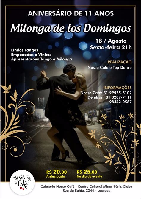 Mural do BH Dança de Salão Milonga De los Domingos