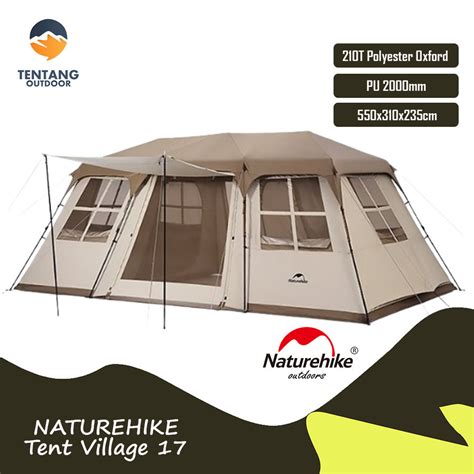 Jual NATUREHIKE Tenda Glamping Village 17 CNH22ZP021 Roof Ridge