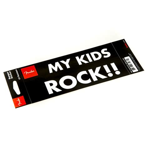 Disc Fender Bumper Sticker My Kids Rock Na