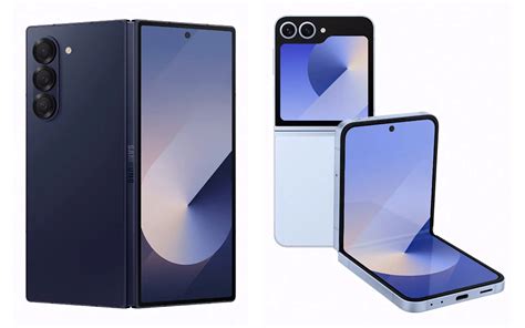 Les Galaxy Z Fold 6 et Z Flip 6 se dévoilent sous toutes les coutures