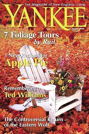 Slide Show October Covers From Yankee Magazine October 2002 Vintage