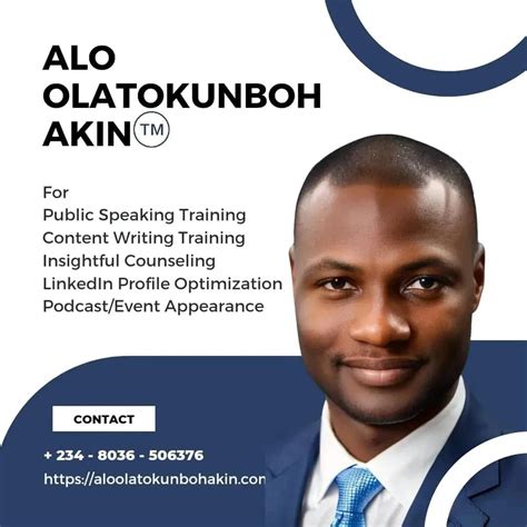 Alo Olatokunboh Akin On Linkedin Bvlc Gpdc Bvlcrockslinkedin
