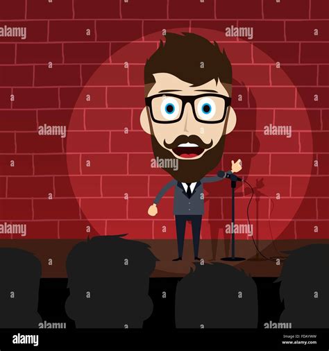 Stand Up Comedy Stock Vector Image And Art Alamy