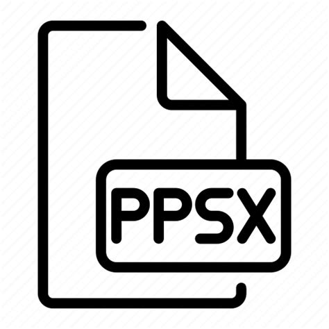 Ppsx File Formats Type Format Extension Document Icon Download