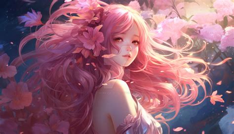 Magical Anime Girl By Fionaloveart On Deviantart