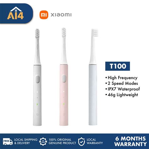 Original Xiaomi Mijia T100 Sonic Electric Tooth Brush Adult Waterproof