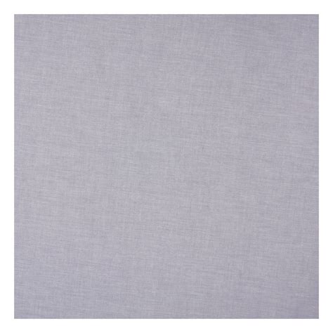 Lavender Chambray Cotton Fabric By The Metre Hobbycraft